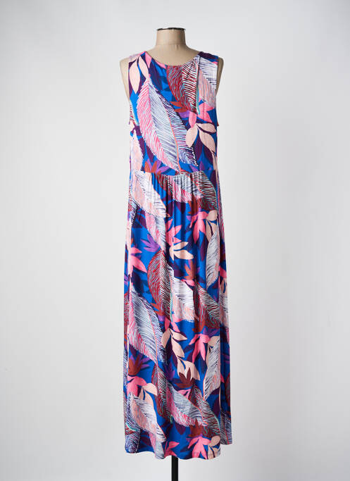 Rochie lungă albastru MASSANA femeie