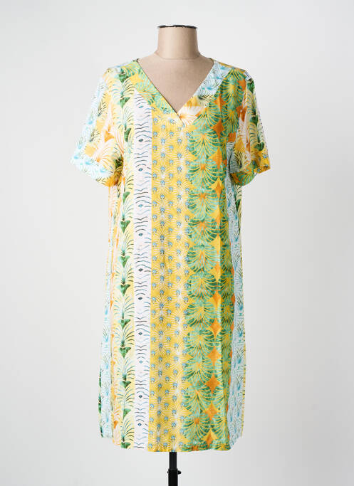 Rochie midi galben MASSANA femeie