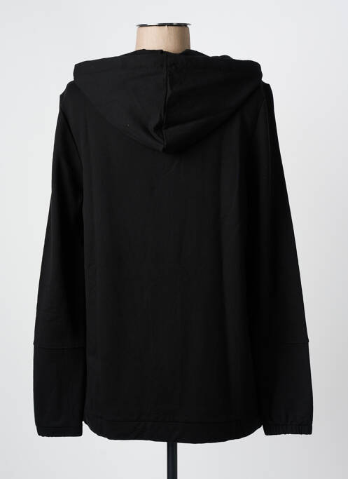Hanorac cu glugă negru CAPUCCINO femeie