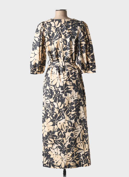 Rochie lungă bej GRACE & MILA femeie