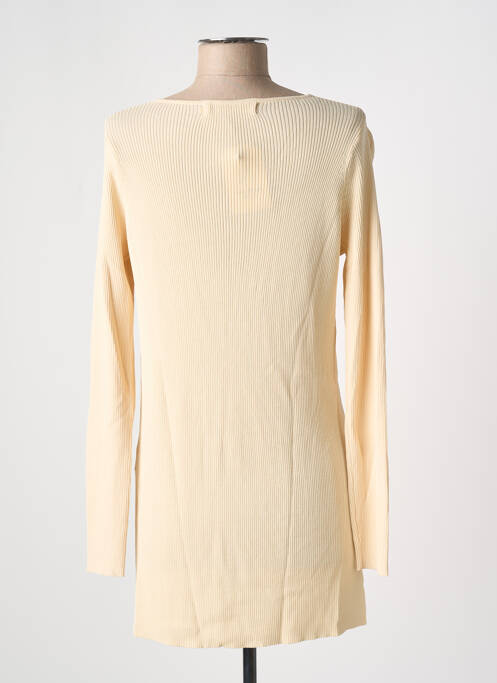 Pulover tunică bej NICE THINGS femeie