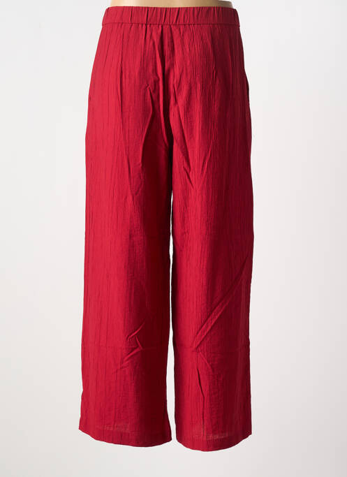 Pantalon larg roșu NICE THINGS femeie