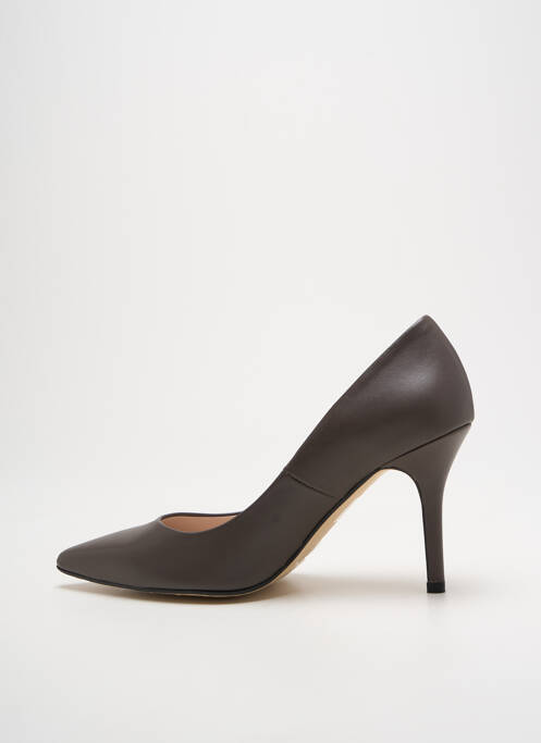 Pantofi cu toc maro MARIAN femeie