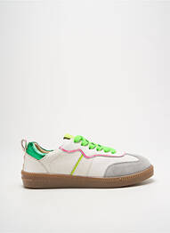 Adidași material neted toc plat până la 3 cm verde CRICKIT HAMBURG femme