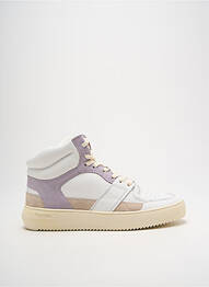 Adidași material neted toc plat până la 3 cm violet BLACKSTONE femme