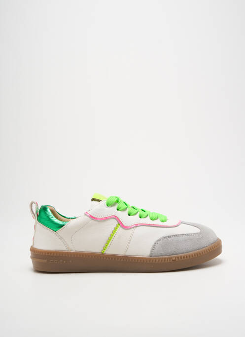 Adidași material neted toc plat până la 3 cm verde CRICKIT HAMBURG femme