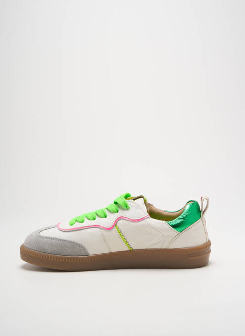 Adidași material neted toc plat până la 3 cm verde CRICKIT HAMBURG femme