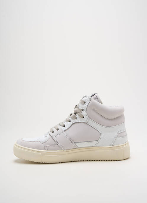 Adidași branț detașabil toc plat până la 3 cm alb BLACKSTONE femme