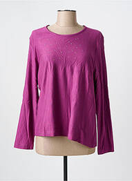 Top imprimeu fantezie mâneci lungi violet GRIFFON femme