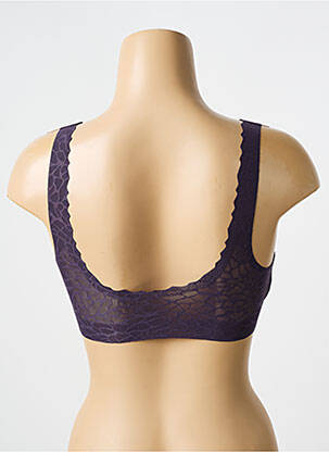 Sutien fără armatură top sutien modelat violet SLOGGI femeie