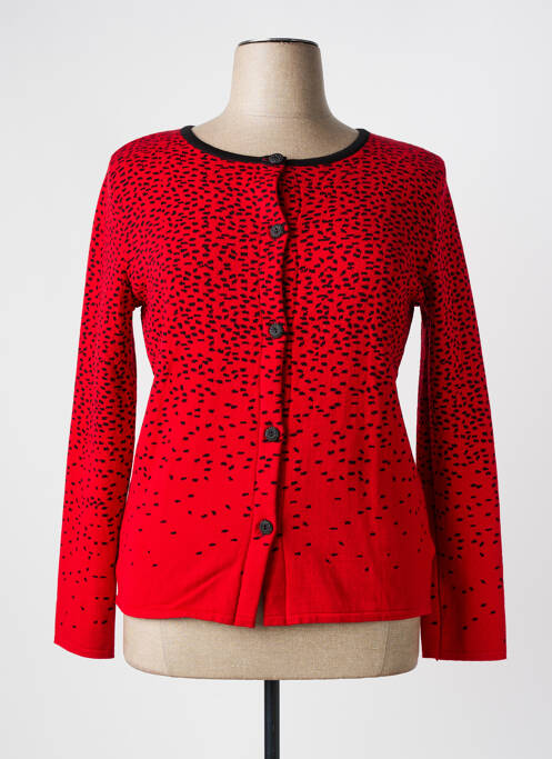 Vestă cu mâneci lungi roșu TELMAIL femeie