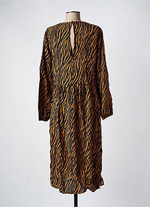Rochie midi mâneci lungi mâneci lungi maro JDY femeie