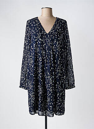 Rochie scurtă croială fluidă mâneci lungi albastru VERO MODA femeie
