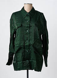 Tunică mâneci lungi guler de bluză verde JDY femme