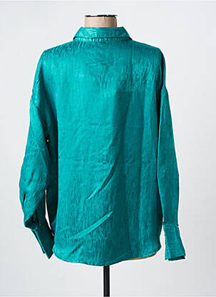 Cămașă croială dreaptă mâneci lungi verde VERO MODA femeie