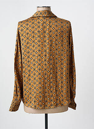Cămașă imprimeu fantezie mâneci lungi maro VERO MODA femeie