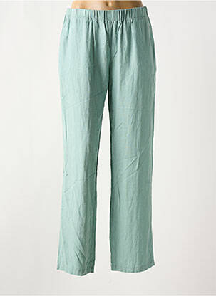 Pantalon drept verde ÉTYMOLOGIE femeie