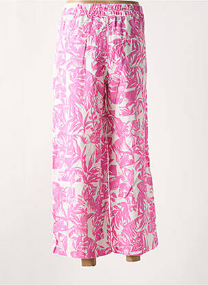 Pantalon 7/8 talie elastică roz STREET ONE femeie