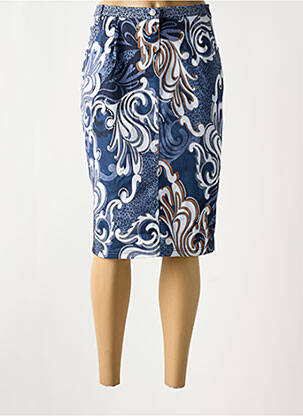 Fustă midi albastru GUY DUBOUIS femeie