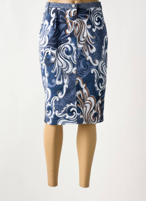 Fustă midi albastru GUY DUBOUIS femeie