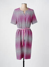 Rochie midi mâneci scurte mâneci scurte roz FRANK WALDER femme