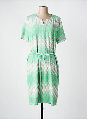 Rochie midi mâneci scurte mâneci scurte verde FRANK WALDER femeie