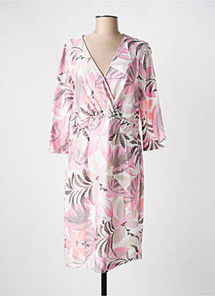 Rochie midi mâneci 3/4 mâneci 3/4 roz FRANK WALDER femeie