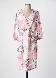 Rochie midi mâneci 3/4 mâneci 3/4 roz FRANK WALDER femeie
