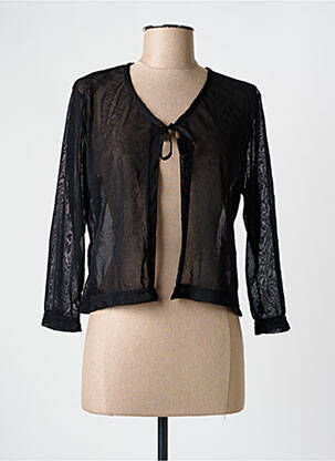 Vestă cu mâneci lungi negru GRIFFON femeie