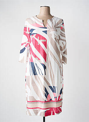 Rochie midi mâneci 3/4 mâneci 3/4 alb FRANK WALDER femeie