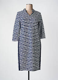 Rochie midi mâneci 3/4 mâneci 3/4 albastru FRANK WALDER femme