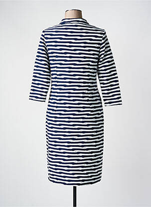 Rochie midi mâneci 3/4 mâneci 3/4 albastru FRANK WALDER femeie