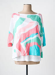 Tricou mâneci 3/4 mâneci 3/4 verde MARBLE femeie