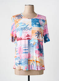 Tricou mâneci trei sferturi mâneci scurte albastru THOMAS RABE femme