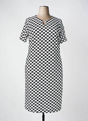 Rochie midi mâneci scurte mâneci scurte negru FRANK WALDER femeie