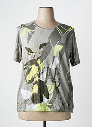 Tricou imprimeu fantezie mâneci scurte verde THOMAS RABE femme