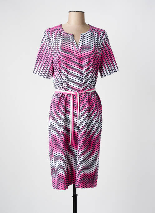 Rochie midi roz FRANK WALDER femeie