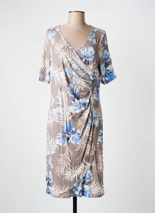 Rochie midi maro FRANK WALDER femeie