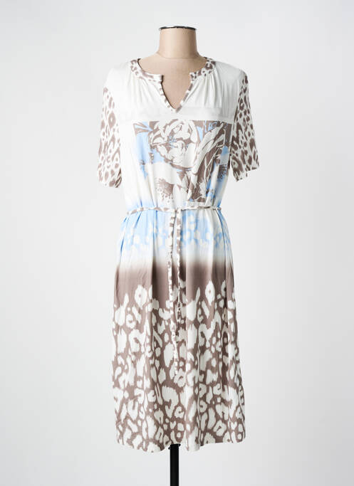 Rochie midi maro FRANK WALDER femeie