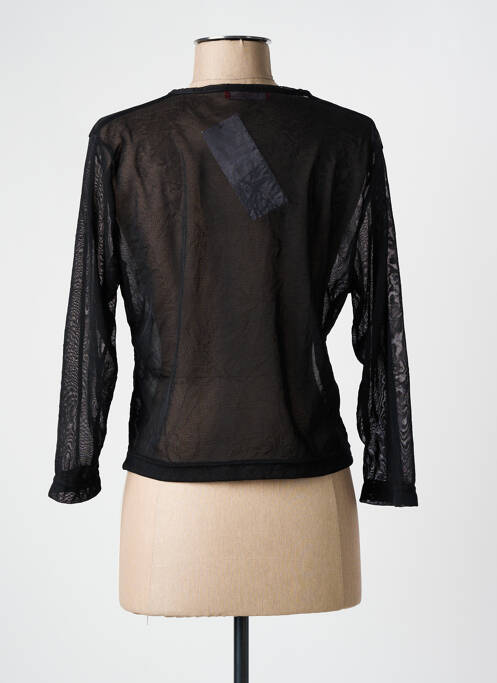 Vestă cu mâneci lungi negru GRIFFON femeie