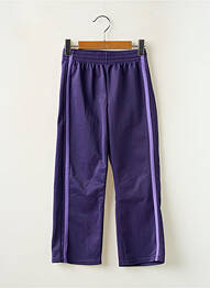 Trening buzunare talie elastică violet DOMYOS fată