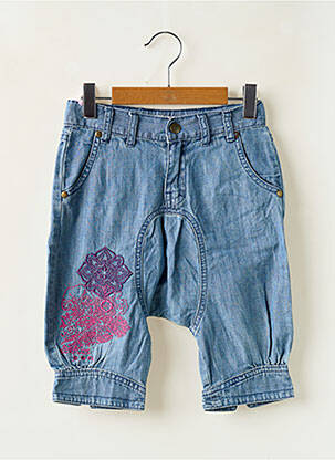 Blugi cu croială dreaptă albastru LA COMPAGNIE DES PETITS fată