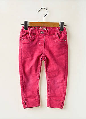 Pantalon slim roșu SERGENT MAJOR fată