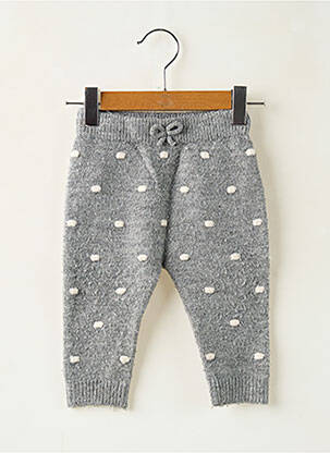 Pantalon drept gri KIABI fată