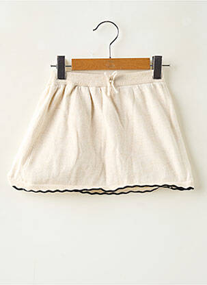 Fustă scurtă bej ZARA fată