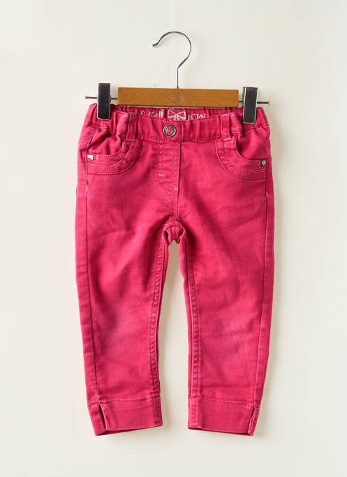 Pantalon slim roșu SERGENT MAJOR fată