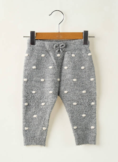 Pantalon drept gri KIABI fată