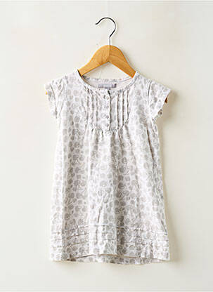 Rochie midi gri 3 SUISSES fată