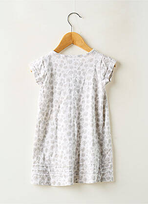 Rochie midi mâneci scurte mâneci scurte gri 3 SUISSES fată