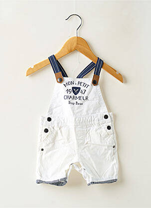 Salopetă alb BABY BY GÉMO băiat